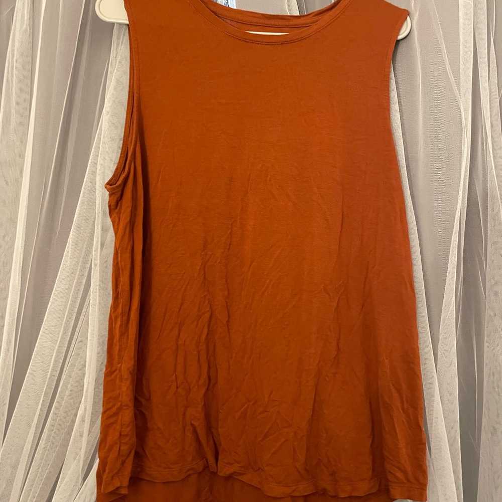 a new day Rust Sleeveless Muscle Tee